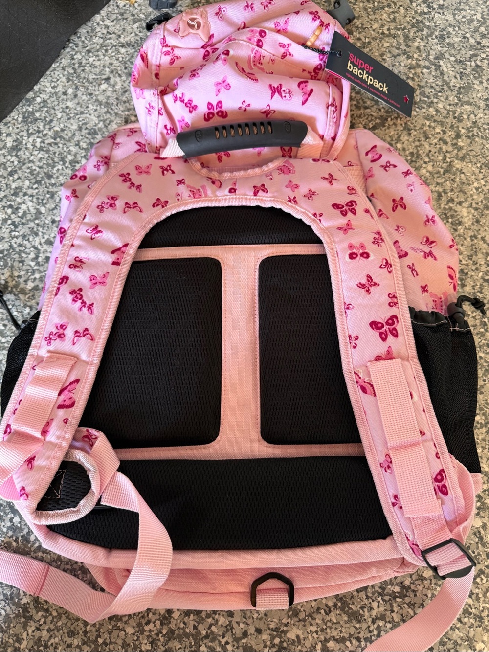 GAP Pink Butterfly Lunch Pack & Super Backpack Set - Picture 3 of 7